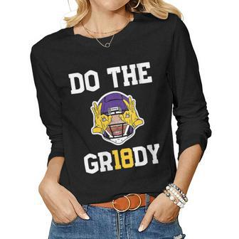 Do The Griddy Griddy Dance Football Women Long Sleeve T-shirt | Mazezy