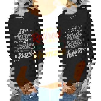 Mumzie Grandma Gift Im A Professional Mumzie Women Graphic Long Sleeve T-shirt | Seseable UK