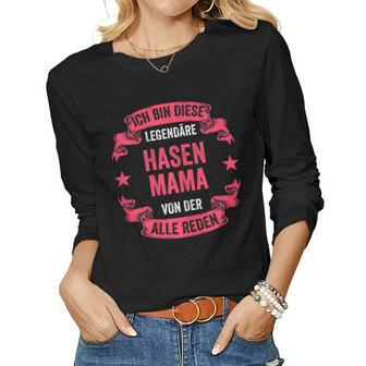 Rabbit Mum Mother Rabbits For Women Women Long Sleeve T-shirt | Mazezy