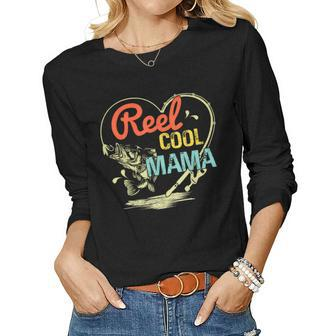 Reel Cool Mama Fishing For Womens For Women Women Long Sleeve T-shirt | Mazezy