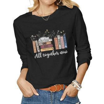 All Together Now Summer Reading Program 2023 T Retro Women Long Sleeve T-shirt | Mazezy