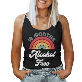 18 Months Sober Alcohol Free Sobriety Anniversary For Women Women Tank Top | Mazezy