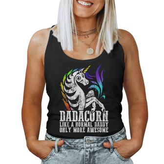 Dadacorn Like Normal Daddy Only More Dad Men Christmas Gift  Women Tank Top Basic Casual Daily Weekend Graphic