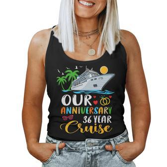Our 36 Years Anniversary Cruise Husband Wife Couple Matching For Husband Women Tank Top | Mazezy