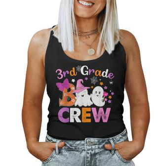 3Rd Grade Boo Crew Third Grade Halloween Costume Teacher Kid Women Tank Top - Monsterry DE