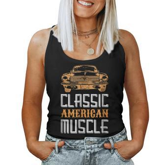 40Th 50Th 60Th Birthday Classic American Muscle Car 60Th Birthday Women Tank Top | Mazezy CA