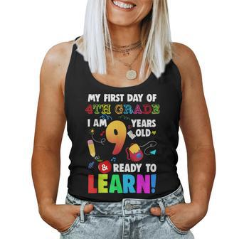 4Th Grade Back To First Day Of School Boys Girl Women Tank Top | Mazezy