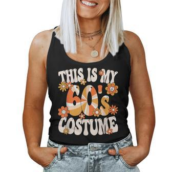 This Is My 60S Costume Groovy Peace Hippie 60'S Theme Party Women Tank Top - Monsterry