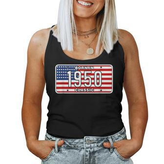 For 70 Year Old Vintage Classic Car 1950 70Th Birthday 70Th Birthday Women Tank Top | Mazezy