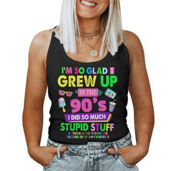 90S For Rave Outfit & 90S Festival Costume Women Tank Top - Thegiftio UK
