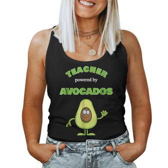 Adult Co Teacher Powered By Avocados For Teacher Women Tank Top | Mazezy
