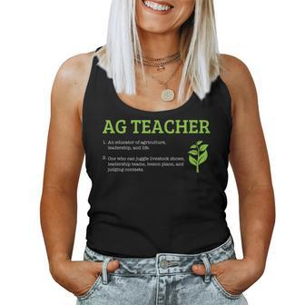 Agriculture Teacher Definition Agriculture Teacher Women Tank Top | Mazezy