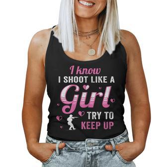 Airsoft Sports Lover Vintage Airsofting Girl Women Tank Top | Mazezy