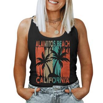 Alamitos Beach California Retro Women Tank Top | Mazezy