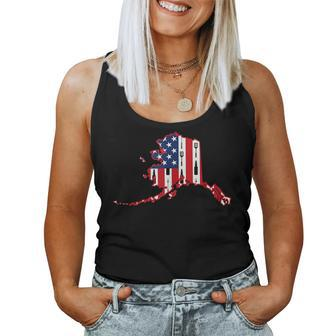 Alaska Usa Flag Fourth July 4Th Fathers Day Bbq Beer Summer Beer Women Tank Top | Mazezy CA