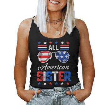 All American Sister 4Th Of July Usa Family Matching Outfit Women Tank Top | Mazezy