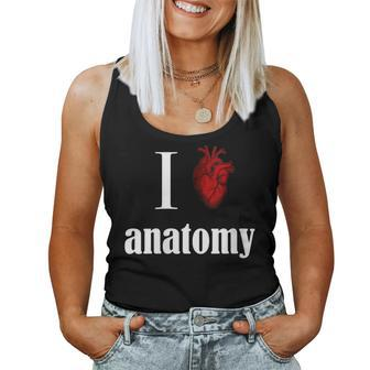 Anatomy I Love Physiology Teacher Mri Cardiac Sonographer Women Tank Top | Mazezy
