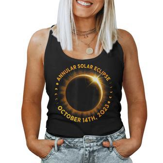 Annular Solar Eclipse 101423 America Annularity Fall Women Tank Top - Thegiftio UK