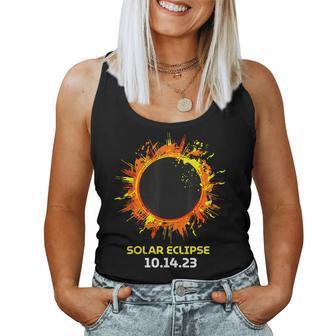 Annular Solar Eclipse 2023 America Annularity Fall 101423 Women Tank Top - Thegiftio UK
