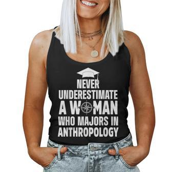 Anthropologist Woman Anthropology Student And Teacher Women Tank Top | Mazezy