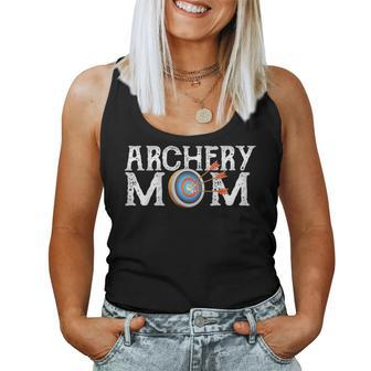 Archery Archer Mom Target Proud Parent Bow Arrow Women Tank Top | Mazezy