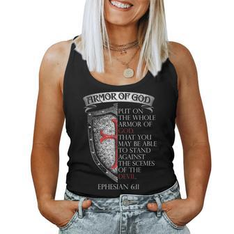 Armor Of God Ephesians 617 Bible Verse T Christian Women Tank Top Weekend Graphic - Seseable