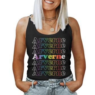 Arverne Lgbt Rainbow Pride Vintage Inspired Women Tank Top | Mazezy