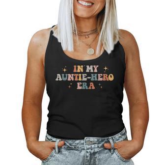 In My Auntie Hero Era Baby Announcement For Aunt Women Tank Top - Seseable