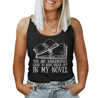 Author Writer Quotes Writing Book Lover Mens Womens Quotes Women Tank Top | Mazezy