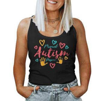 Autism Mom Proud Autistic Pride Awareness Day Month Asperger Women Tank Top | Mazezy