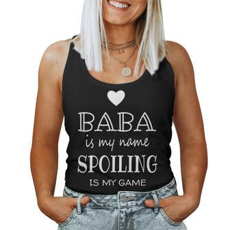 Baba Is My Name Baba Graphic For Baba Grandma Women Tank Top | Mazezy CA