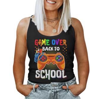 Back To School Game Over Teacher Student Controller For Teacher Women Tank Top | Mazezy CA