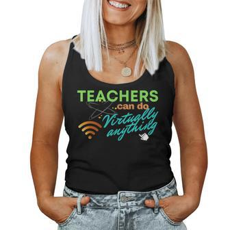 Back To School Virtual Teacher Appreciation Women Tank Top | Mazezy