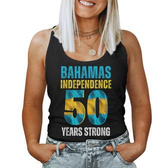 Bahamas Independence Day 50Th Independence Celebration Bahamas Women Tank Top | Mazezy