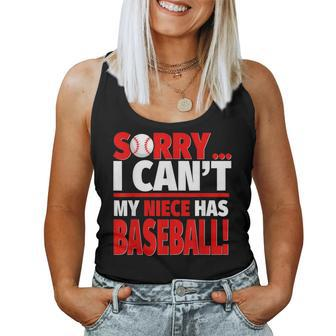 Baseball Aunt Or Uncle - Niece Has Baseball Women Tank Top | Mazezy
