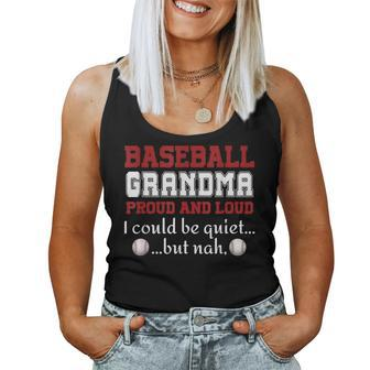 Baseball Grandma Proud And Loud Women Women Tank Top | Mazezy DE