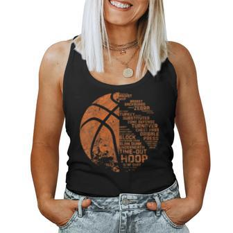 Basketball - Basketball Terms Motivational Women Tank Top | Mazezy