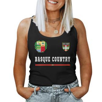 Basque Country SoccerSports Flag Football Women Tank Top | Mazezy