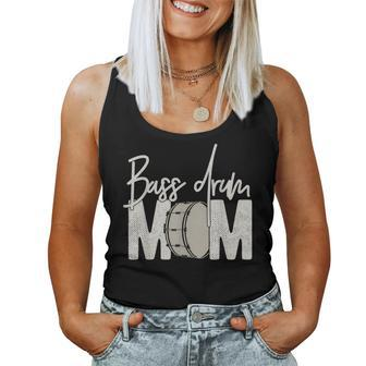 Bass Drum Mom - Funny Marching Band For Mothers Day Women Tank Top Basic Casual Daily Weekend Graphic - Thegiftio