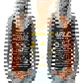 Bath Rubber Duck Things I Do In My Spare Time Duckie Lover Women Tank Top | Mazezy