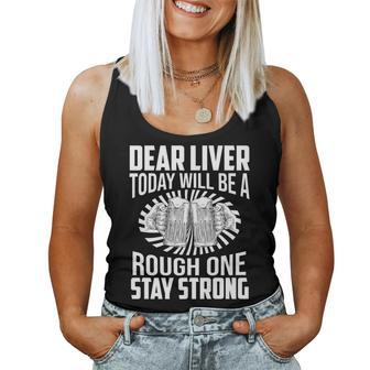 Beer And Alcohol Drinking Dad College Women Tank Top | Mazezy