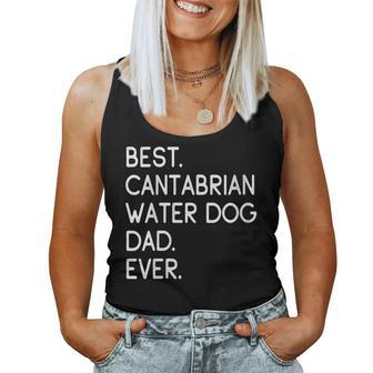 Best Cantabrian Water Dog Dad Ever Perro De Agua Cantábrico Women Tank Top | Mazezy DE