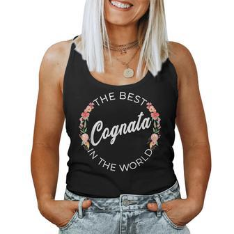 The Best Cognata In The World Italian Sister In Law Women Tank Top | Mazezy