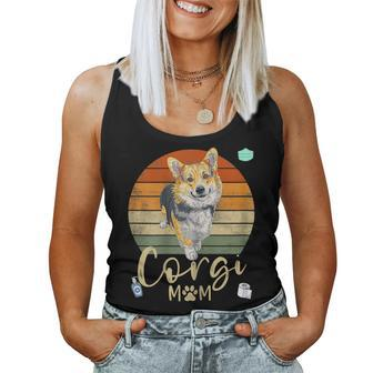 Best Dog Corgi Mom Ever For Women Plus Size Vintage Women Tank Top | Mazezy