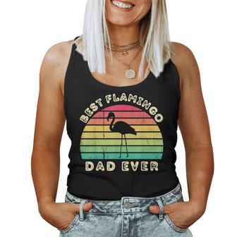 Best Flamingo Dad Ever For Men Fathers Day For Dad Women Tank Top | Mazezy