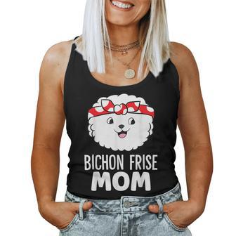 Bichon Frise Dog Owner Mama Funny Bichon Frise Mom Women Tank Top Basic Casual Daily Weekend Graphic - Seseable
