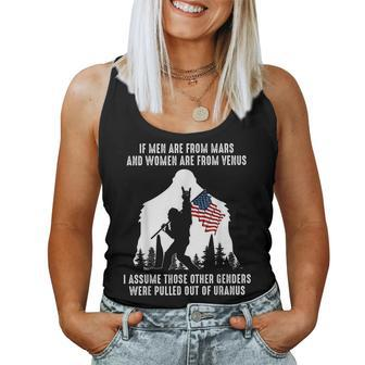 Bigfoot If Men Are From Mars & Women Are From Venus Women Tank Top - Seseable