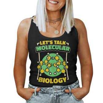 Biology Molecules Science Teacher Molecular Biologist Women Tank Top | Mazezy