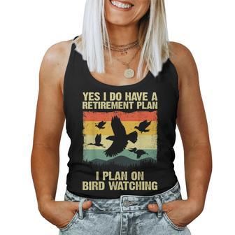 Bird Watching For Men Women Birding Retirement Women Tank Top | Mazezy