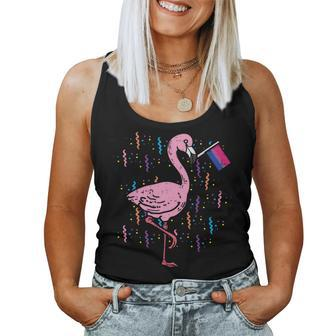 Bisexual Flag Flamingo Lgbt Bi Pride Stuff Animal Women Tank Top | Mazezy